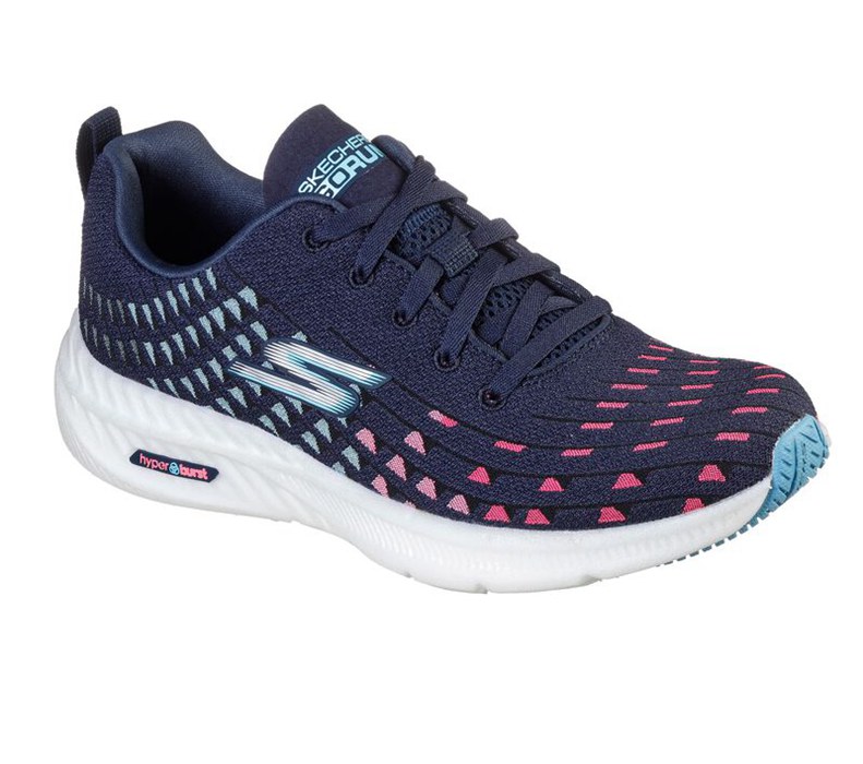 Skechers Dam Marinblå/Olika Färger Sneakers - Gorun Hyper Burst - Solar View - Sverige (IMCUN-0612)